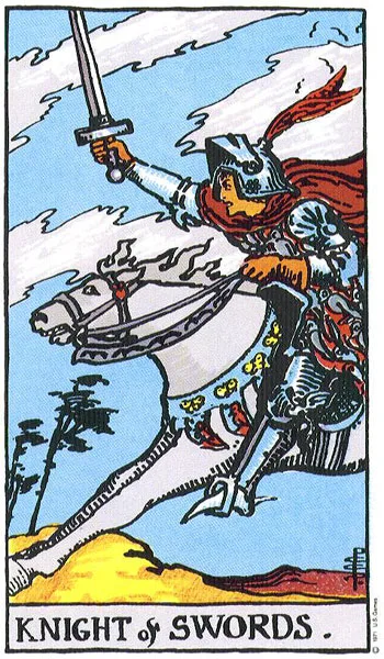 Knight of Swords - Rider-Waite-Smith tarot card